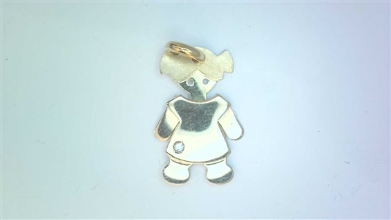 Pendente Sommer Donna in Oro giallo BIMBA DIA CT 0.01 P NZ TOT - BIMBA DIA CT 0.01 P NZ TOT